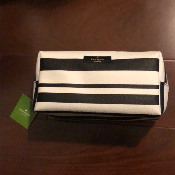 kate spade Handbags - NWT Kate Spade NY Bon Bon Stripe cosmetic bag